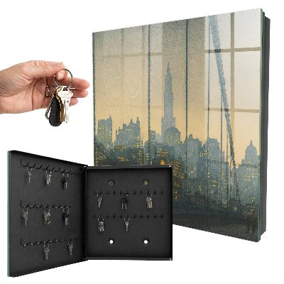 Caja para llaves diseño Al oeste de la ciudad