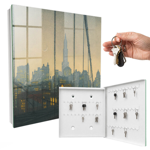 Caja para llaves diseño Al oeste de la ciudad