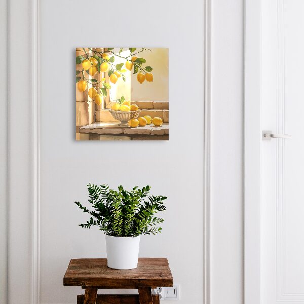 Armario para llaves de pared con diseño de frescura de limón