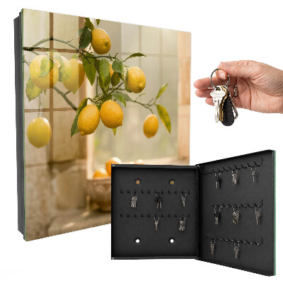 Caja para llaves diseño con motivo de limón