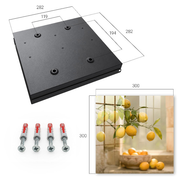 Caja para llaves diseño con motivo de limón