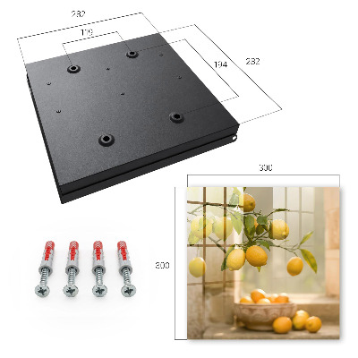 Caja para llaves diseño con motivo de limón