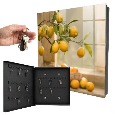 Caja para llaves diseño con motivo de limón