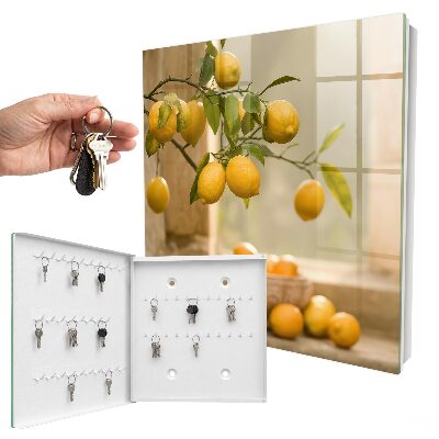 Caja para llaves diseño con motivo de limón