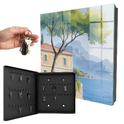 Caja para llaves con diseño de la paz de la naturaleza
