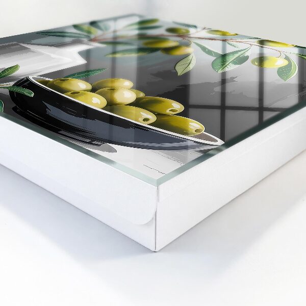 Caja para llaves aceitunas verdes