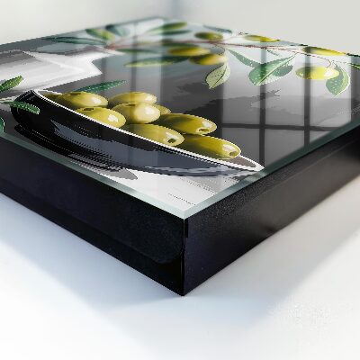 Caja para llaves aceitunas verdes