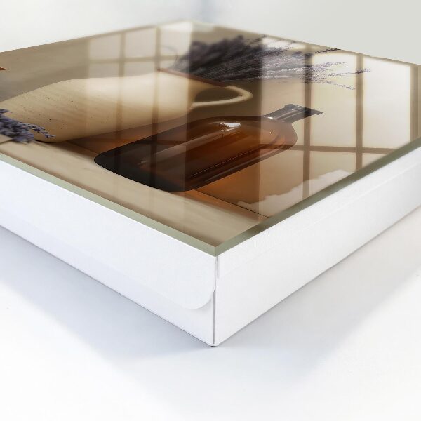 Caja para llaves diseño de jarrón de lavanda