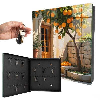Armario para llaves diseño Jardín de Naranjas