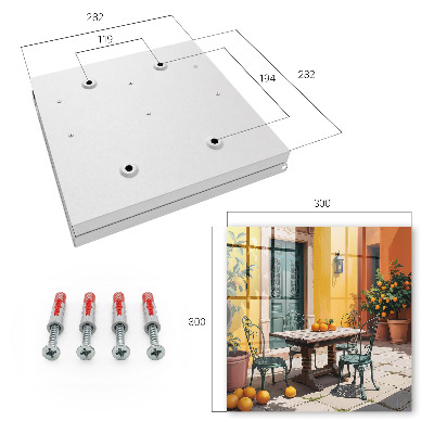 Armario para colgar llaves diseño terraza soleada
