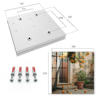 Armario para llaves diseño terraza cálida