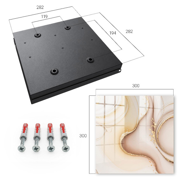 Caja para llaves de diseño ondas en color beige