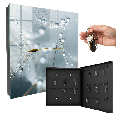 Caja para llaves diseño gotas de rocío