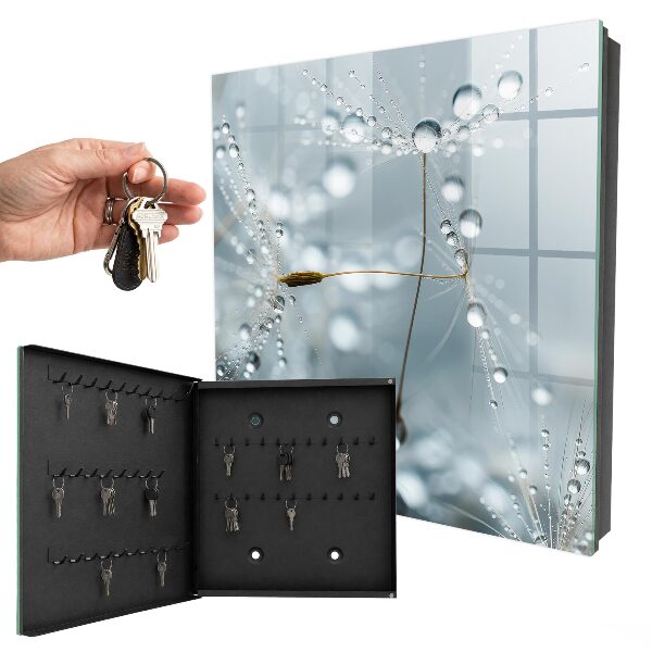 Caja para llaves diseño gotas de rocío