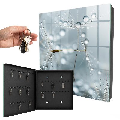 Caja para llaves diseño gotas de rocío