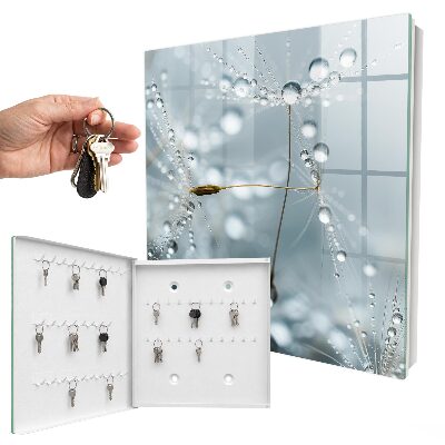 Caja para llaves diseño gotas de rocío