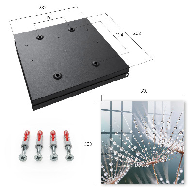 Armario para llaves diseño gotas de agua
