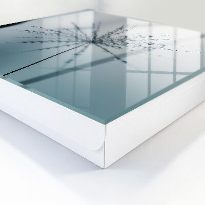 Armario para llaves con diseño de diente de león y gotas de agua