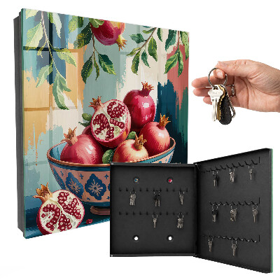 Caja para llaves con diseño de fruta