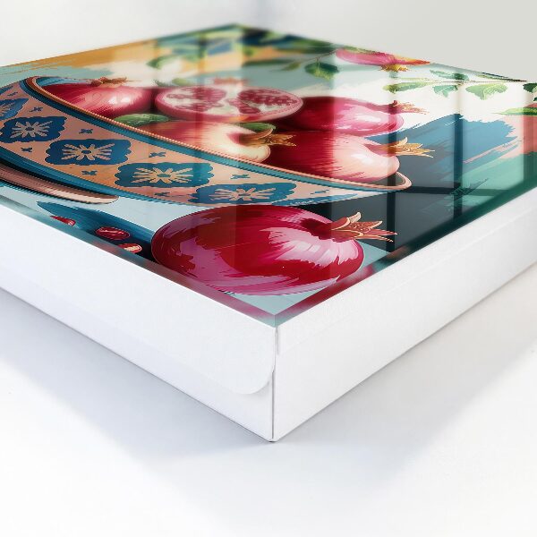 Caja para llaves con diseño de fruta
