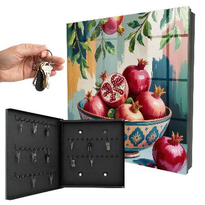 Caja para llaves con diseño de fruta
