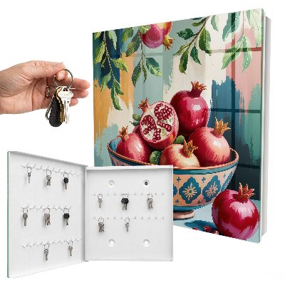 Caja para llaves con diseño de fruta