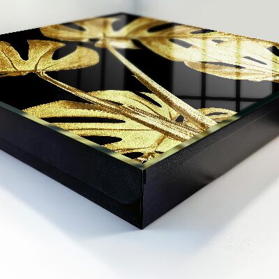 Armario para llaves con diseño de hojas de monstera