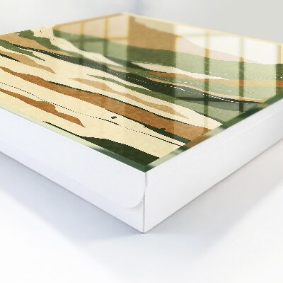 Caja para llaves diseño de paz en las montañas