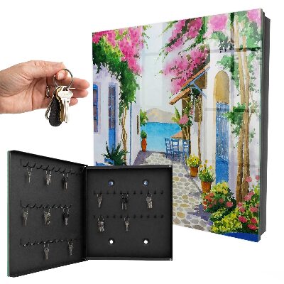 Armario para colgar llaves diseño estilo belleza mediterránea