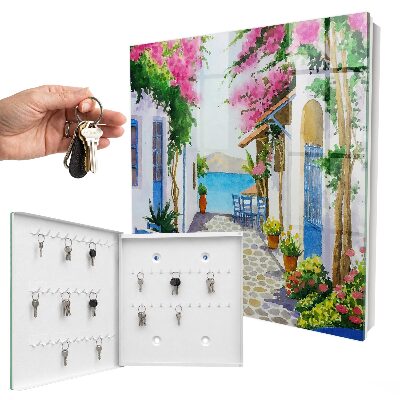 Armario para colgar llaves diseño estilo belleza mediterránea