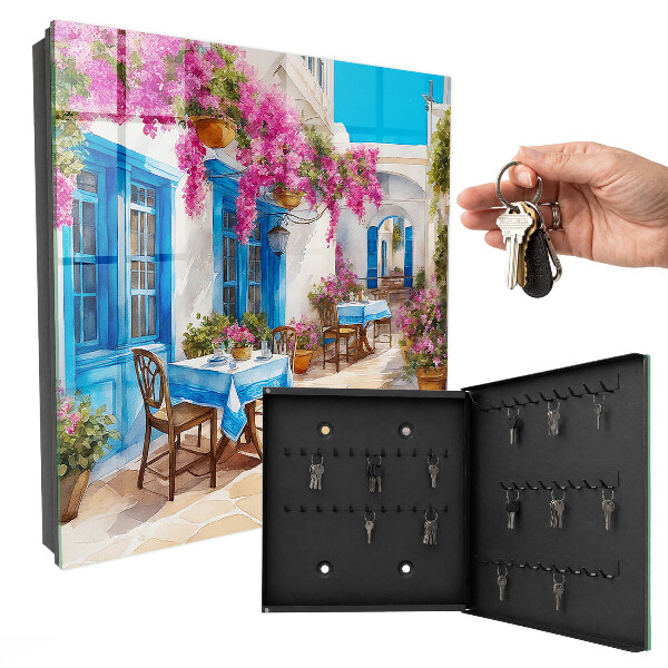 Caja para llaves diseño Callejón de las Flores