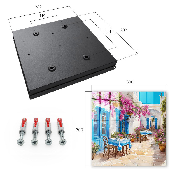 Caja para llaves diseño Callejón de las Flores