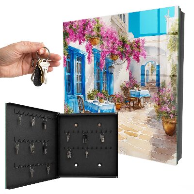 Caja para llaves diseño Callejón de las Flores