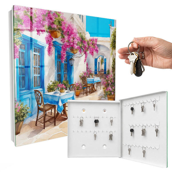 Caja para llaves diseño Callejón de las Flores
