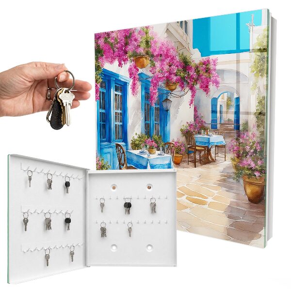 Caja para llaves diseño Callejón de las Flores