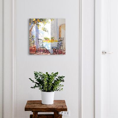 Caja para llaves diseño jardín de limoneros