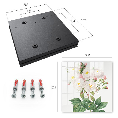 Armario para colgar llaves diseño decorativo La magia de las flores