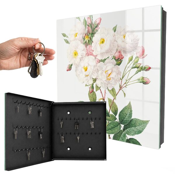 Armario para colgar llaves diseño decorativo La magia de las flores