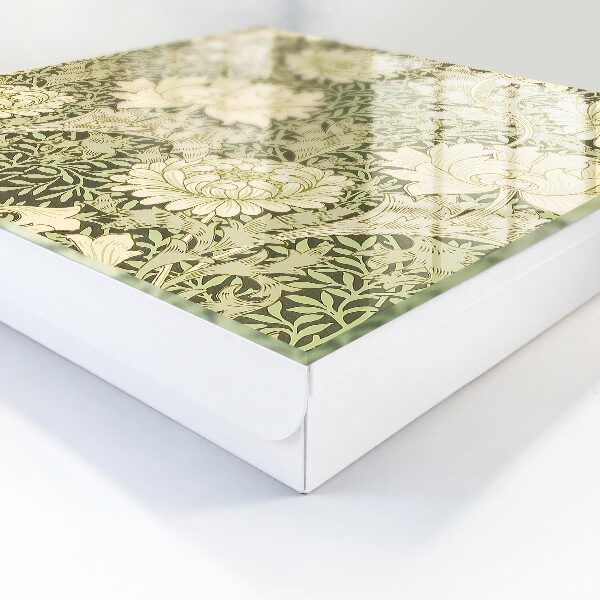 Caja para llaves con estampado floral