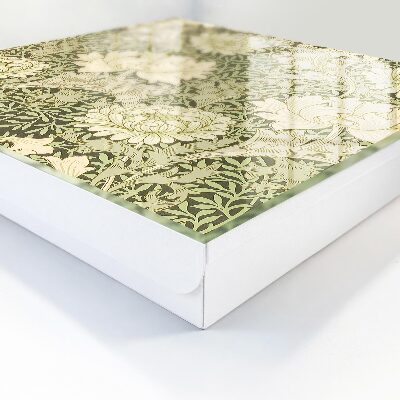 Caja para llaves con estampado floral