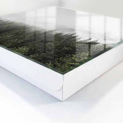 Caja para llaves diseño de pinos neblinosos