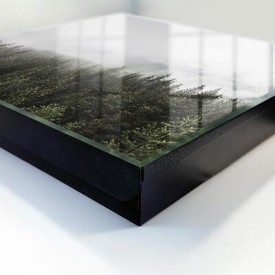 Caja para llaves diseño de pinos neblinosos