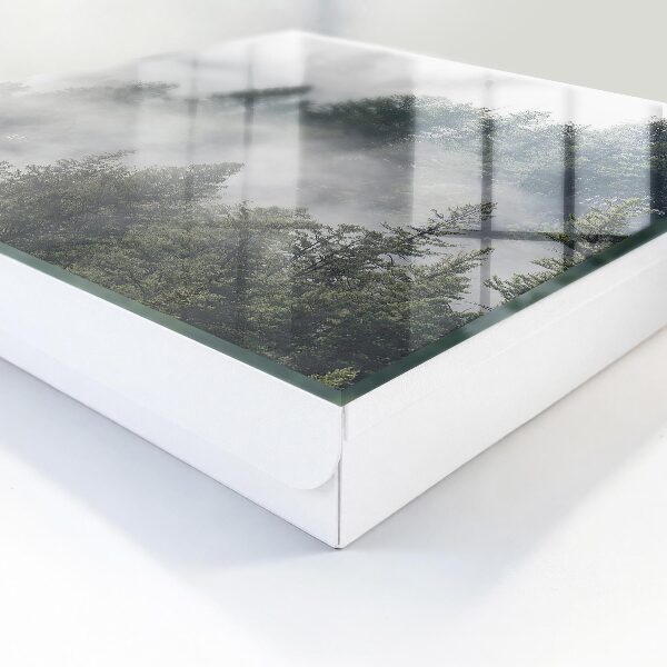 Caja para llaves diseño de bosque brumoso