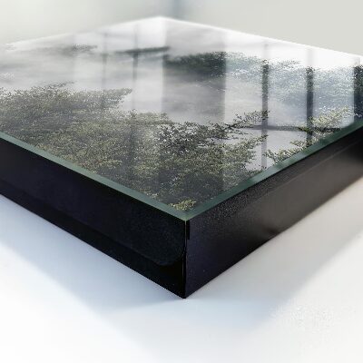 Caja para llaves diseño de bosque brumoso