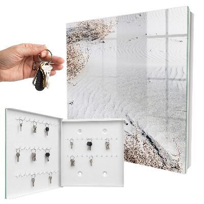 Armario para colgar llaves diseño olas de arena