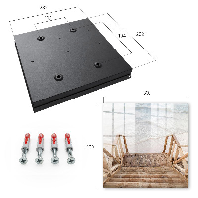 Caja para llaves diseño de habitación en la playa