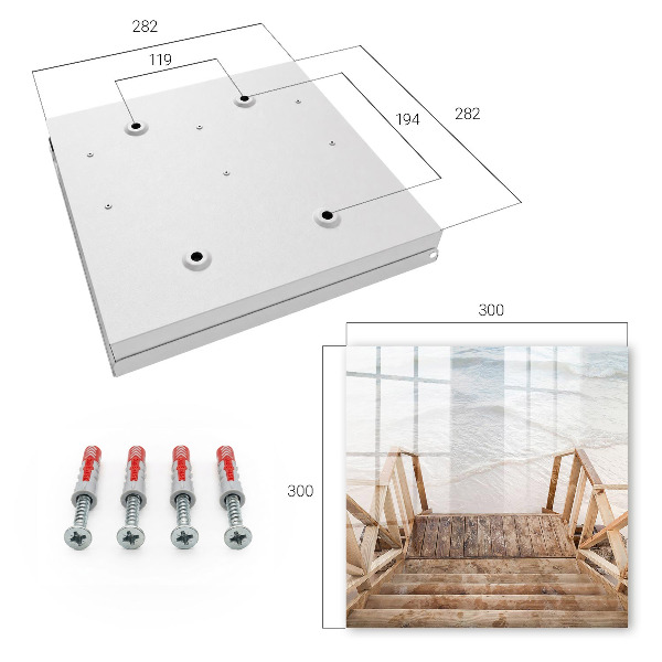 Caja para llaves diseño de habitación en la playa