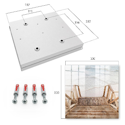 Caja para llaves diseño de habitación en la playa