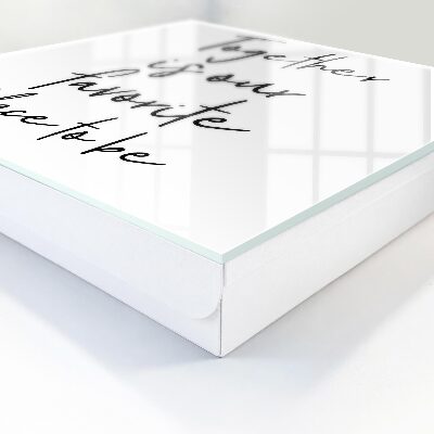 Caja para llaves con diseño Juntos es nuestro lugar favorito