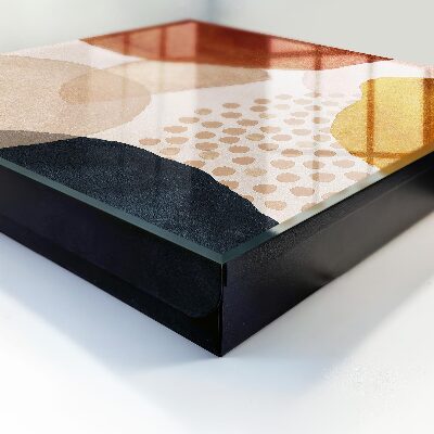 Caja para llaves con diseño de manchas abstractas
